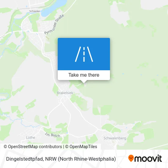 Карта Dingelstedtpfad