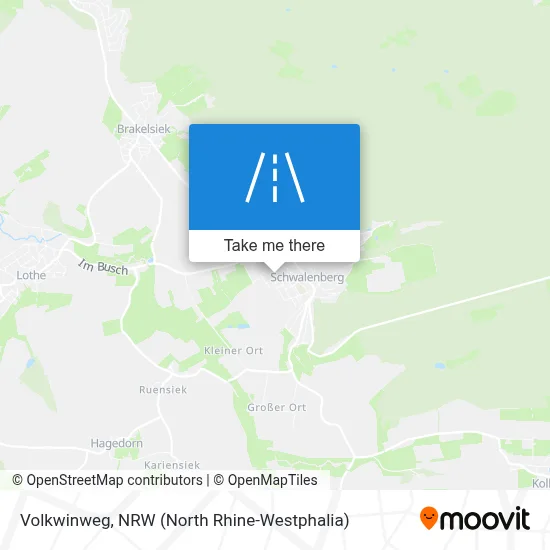 Volkwinweg map