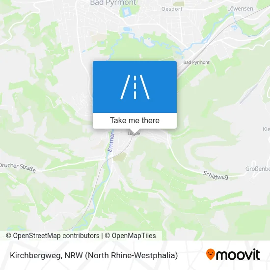 Kirchbergweg map