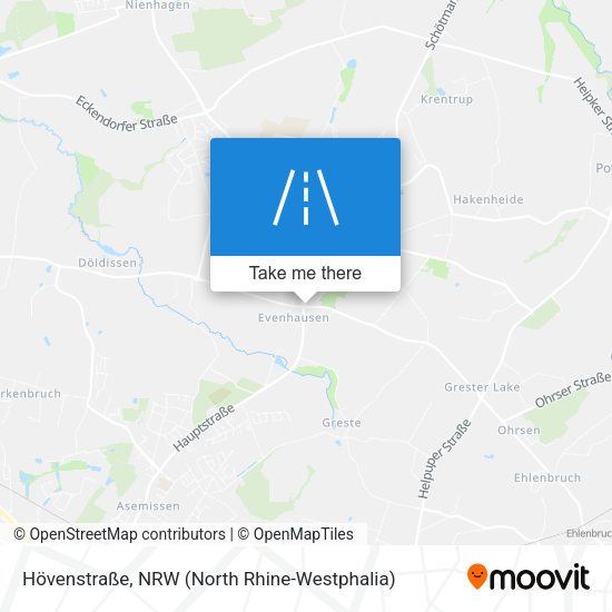Hövenstraße map