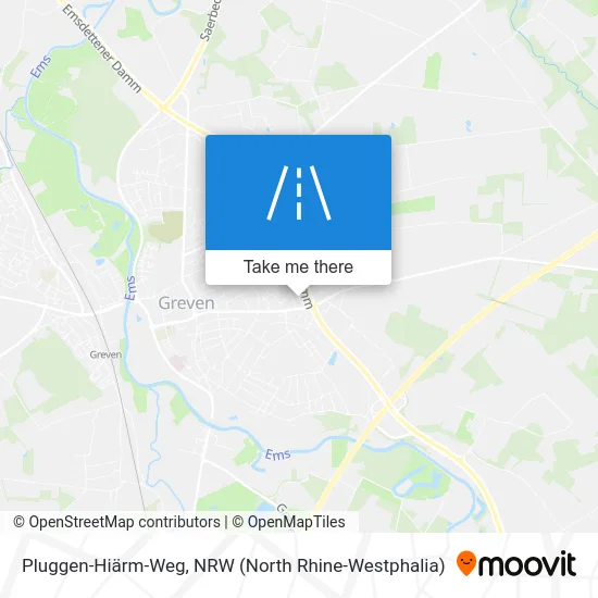 Карта Pluggen-Hiärm-Weg