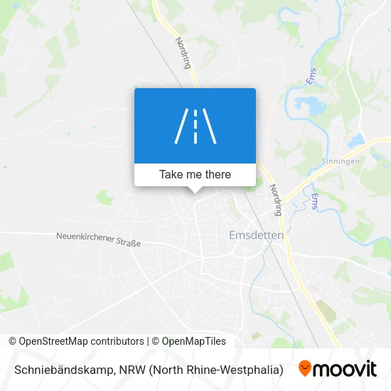 Карта Schniebändskamp