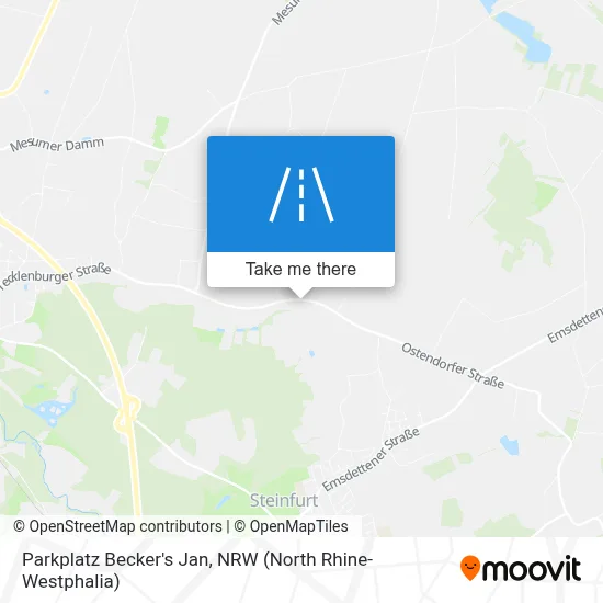 Parkplatz Becker's Jan map