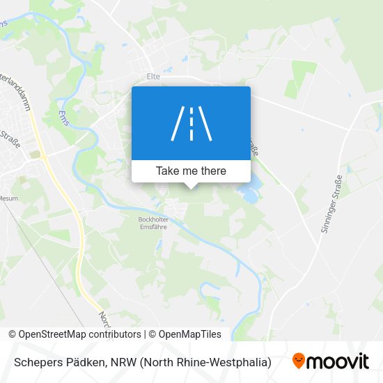 Schepers Pädken map