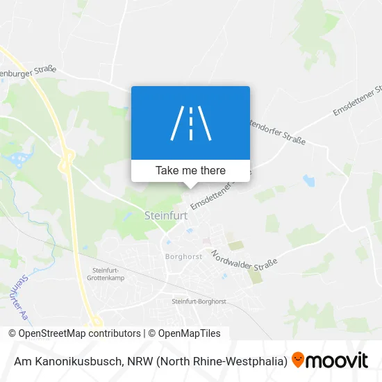Am Kanonikusbusch map