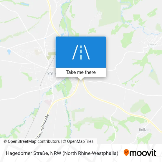 Hagedorner Straße map