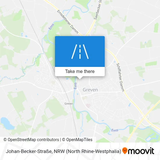 Johan-Becker-Straße map