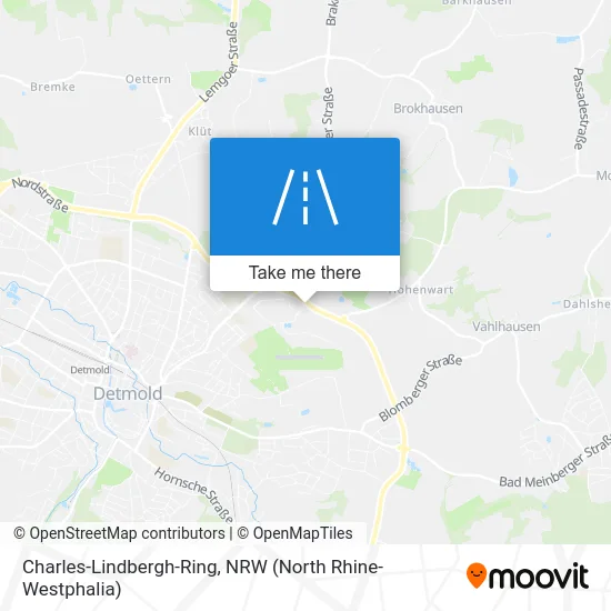 Charles-Lindbergh-Ring map