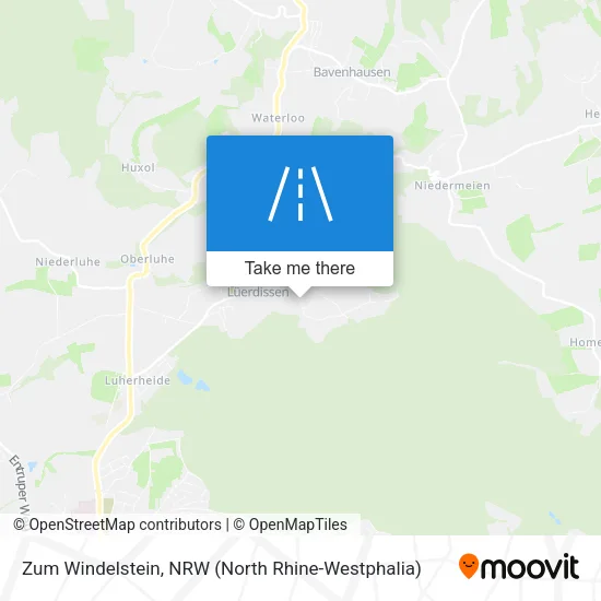 Карта Zum Windelstein