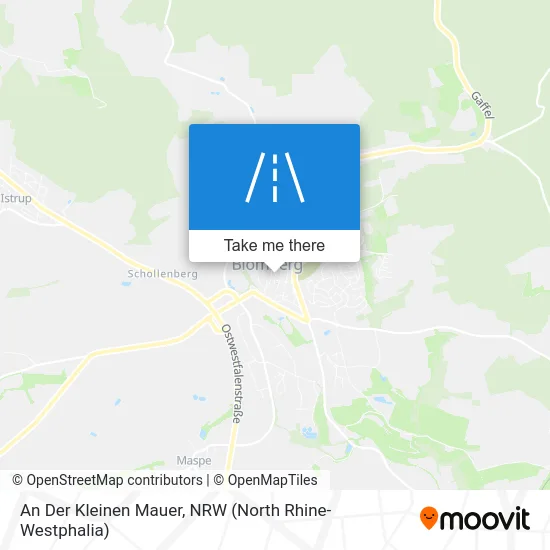 An Der Kleinen Mauer map