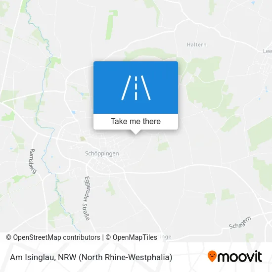 Am Isinglau map