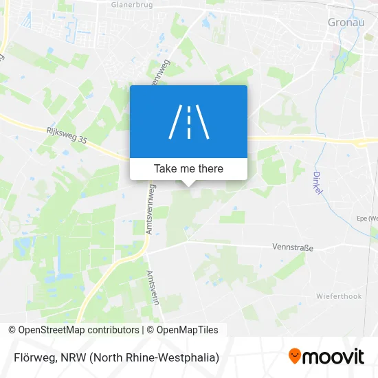 Flörweg map