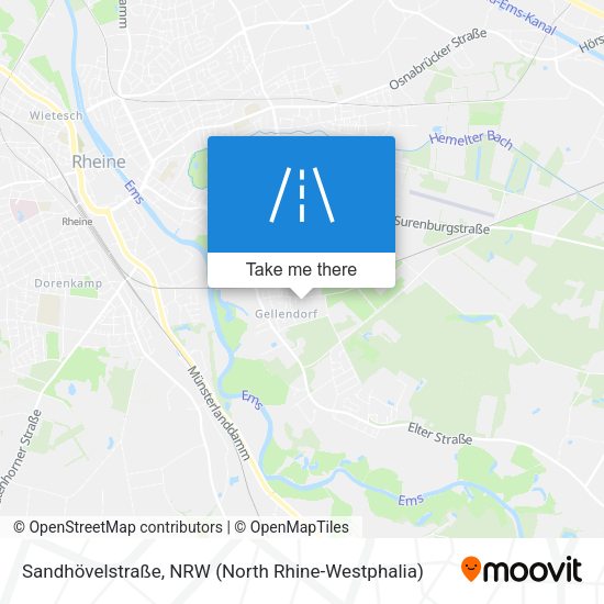 Sandhövelstraße map