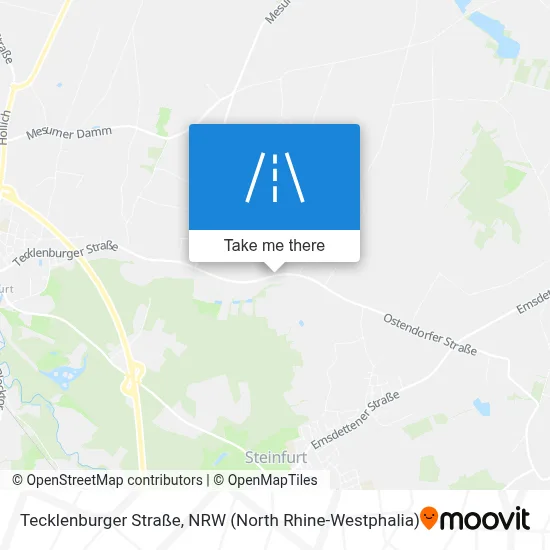 Tecklenburger Straße map