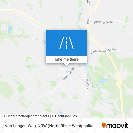 Карта Von-Langen-Weg