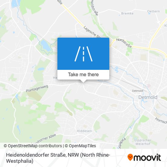 Heidenoldendorfer Straße map