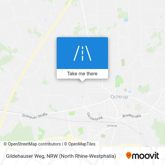 Карта Gildehauser Weg