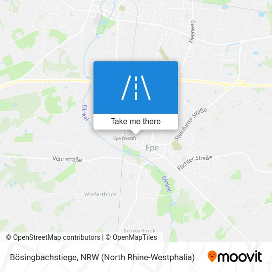 Карта Bösingbachstiege