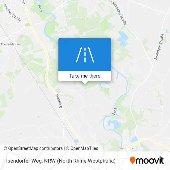 Карта Isendorfer Weg