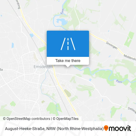 August-Heeke-Straße map