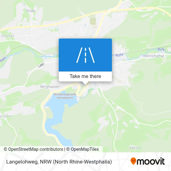 Langelohweg map