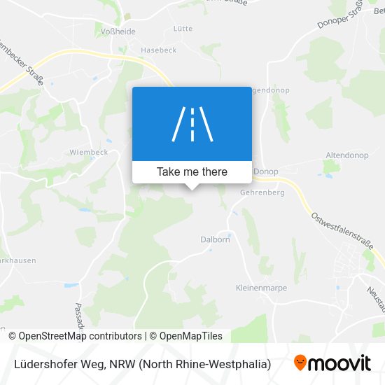 Lüdershofer Weg map