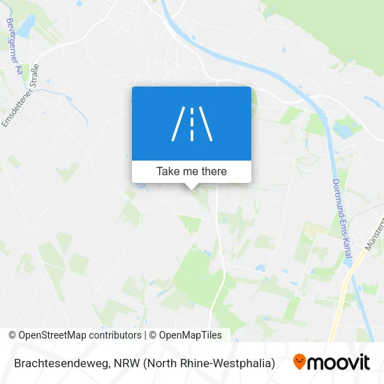 Карта Brachtesendeweg