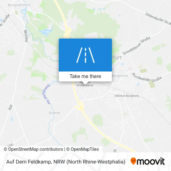 Карта Auf Dem Feldkamp
