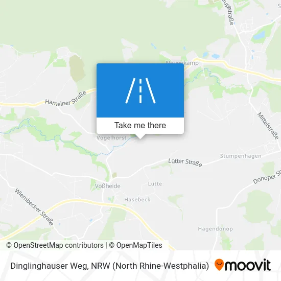 Карта Dinglinghauser Weg