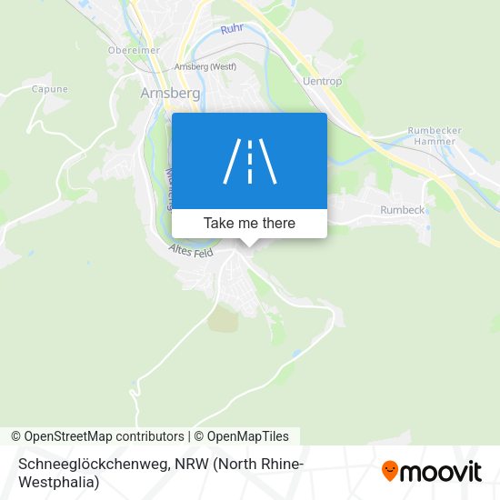 Schneeglöckchenweg map