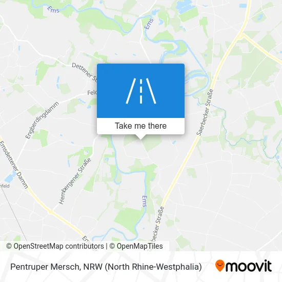 Pentruper Mersch map