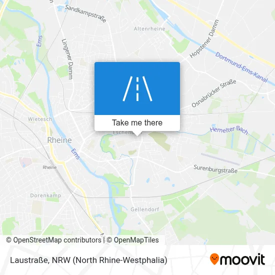 Laustraße map