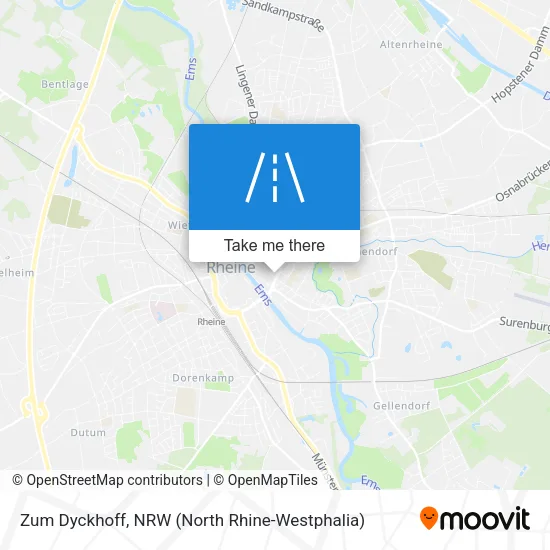 Карта Zum Dyckhoff