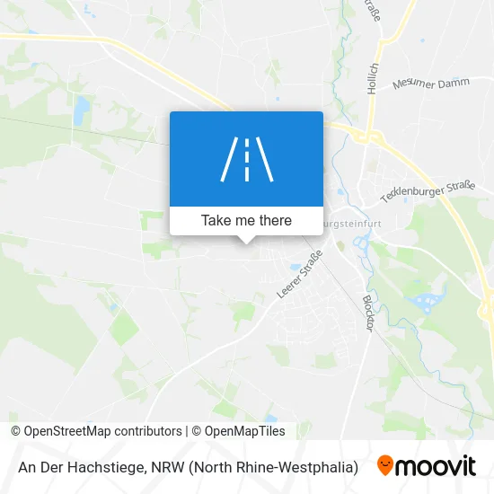 An Der Hachstiege map