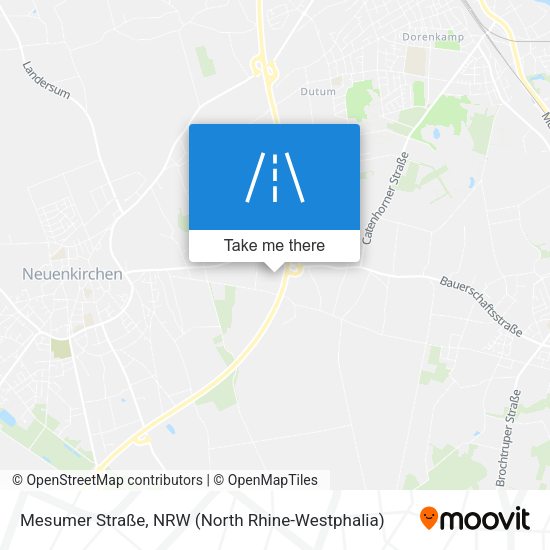 Mesumer Straße map