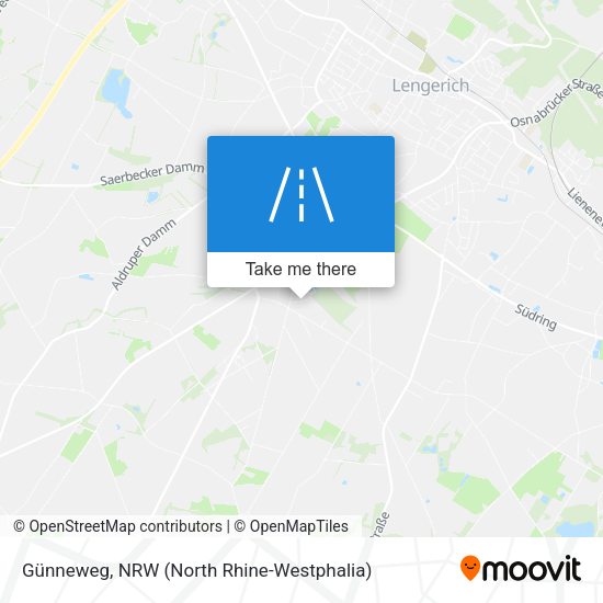 Günneweg map