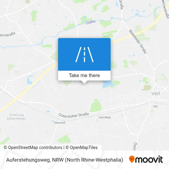 Auferstehungsweg map