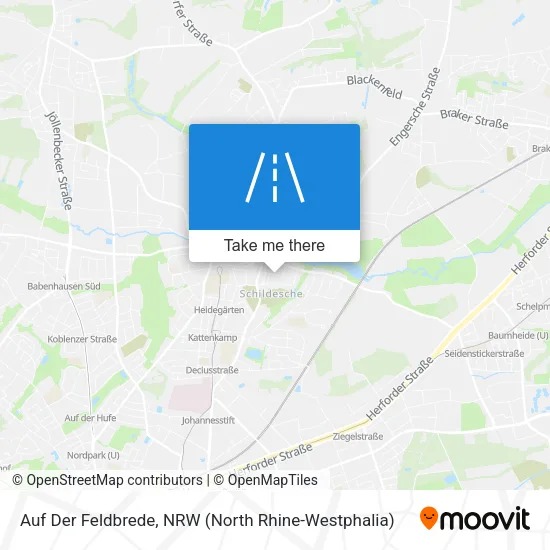 Карта Auf Der Feldbrede