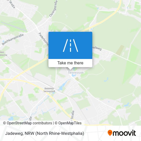 Jadeweg map