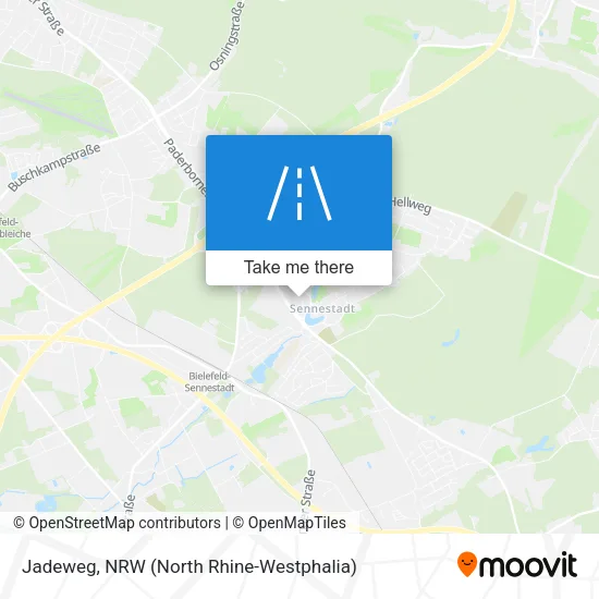 Карта Jadeweg