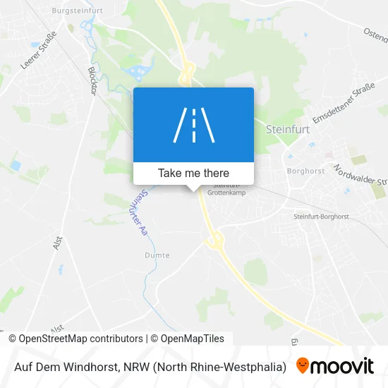 Карта Auf Dem Windhorst