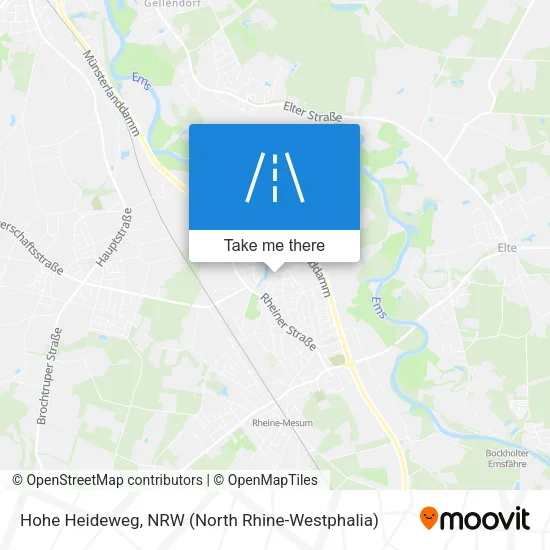Карта Hohe Heideweg