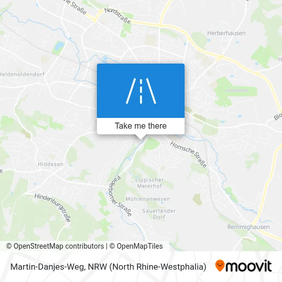 Martin-Danjes-Weg map