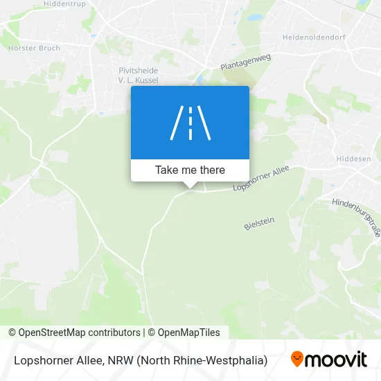 Lopshorner Allee map