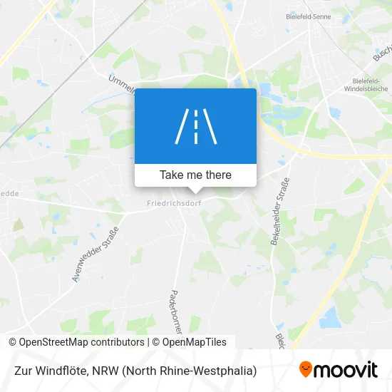 Карта Zur Windflöte