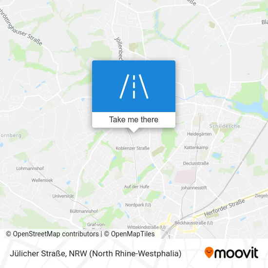 Карта Jülicher Straße