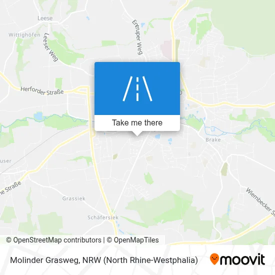 Molinder Grasweg map