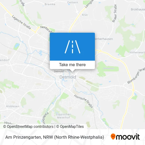 Am Prinzengarten map