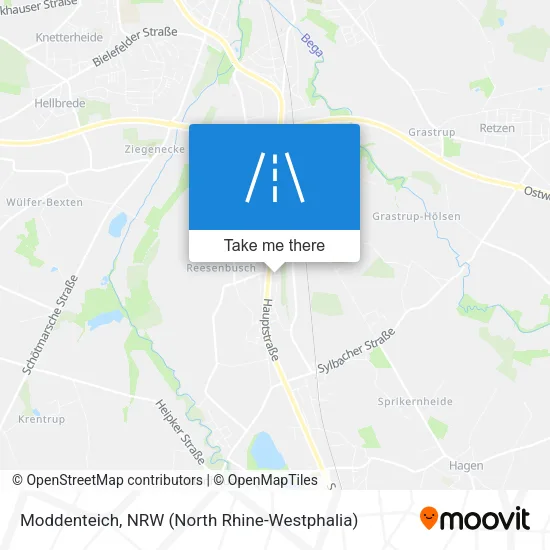 Карта Moddenteich