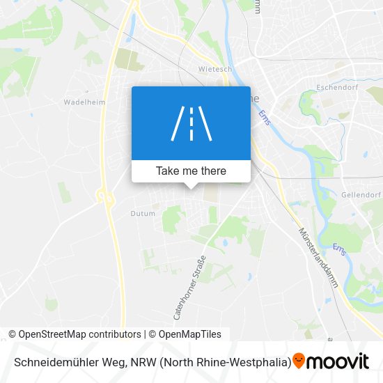 Schneidemühler Weg map